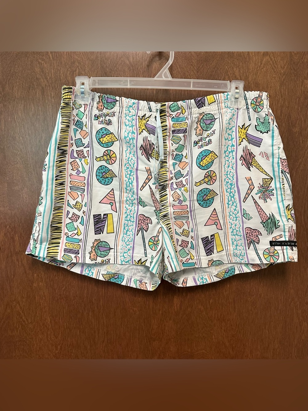 Vintage 1980s Camp Beverly Hills boxer shorts XL? 3” inseam RARE